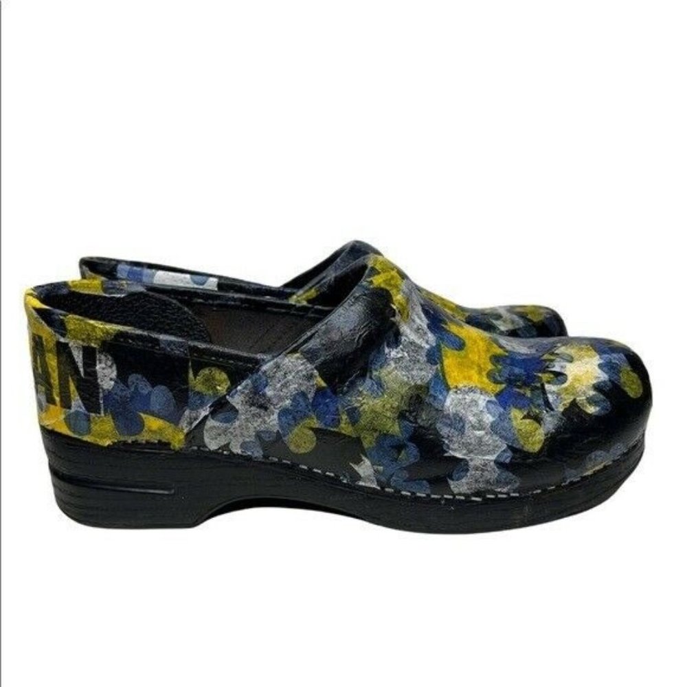 Batman Comics Custom handmade Dansko Clogs Black Leather Shoes Men’s Size 11.5